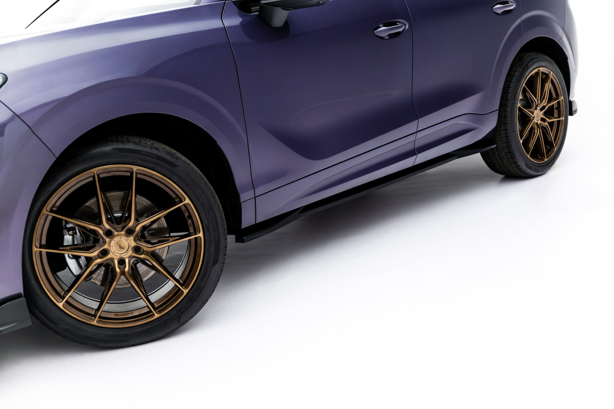 Maxton Design Street+ Seitenschweller Leisten passend für Cupra Terramar Mk1 schwarz Hochglanz