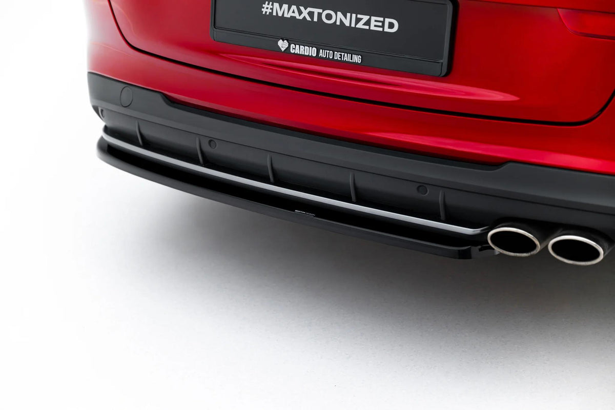 Maxton Design Heck Flaps für Hyundai i30 Mk3 Facelift [2020-] | Schwarz Hochglanz | ABS-Kunststoff