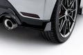 Maxton Design Hintere Seiten Flaps passend für Toyota GR Yaris Mk4 Facelift schwarz Hochglanz