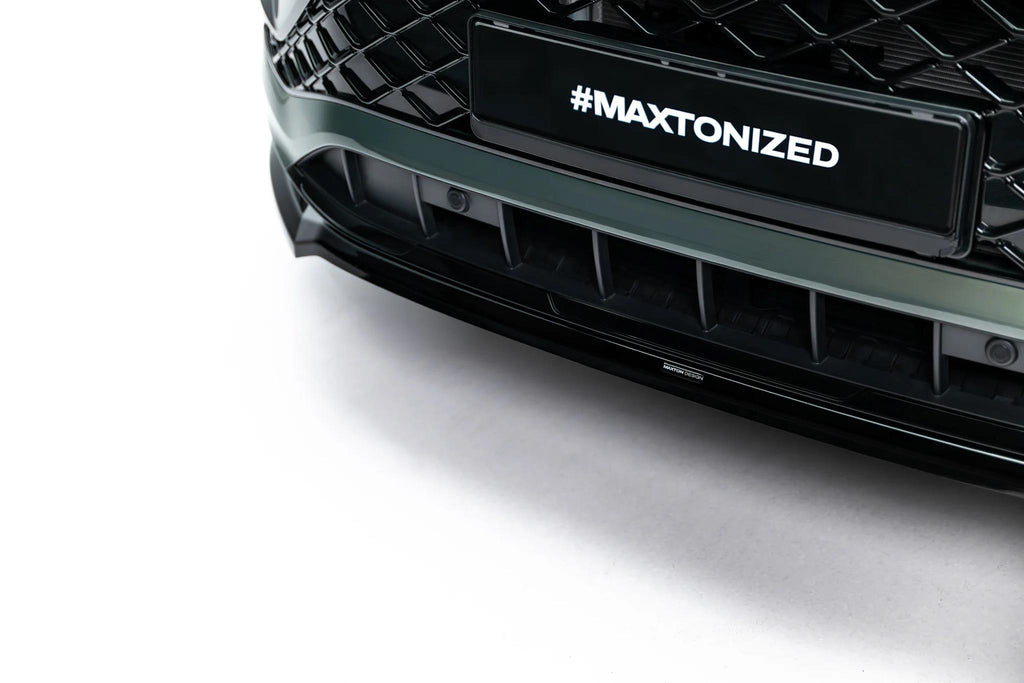 Maxton Design Frontspoiler für Volkswagen Tayron Mk1 [2024-] | Schwarz Hochglanz | ABS-Kunststoff