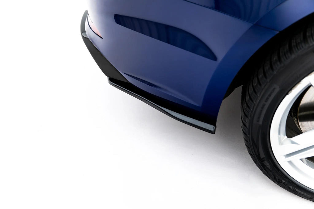 Maxton Design Heck Ansatz Flaps Diffusor V.2 Passend für Audi S5 Coupe F5 Schwarz Hochglanz