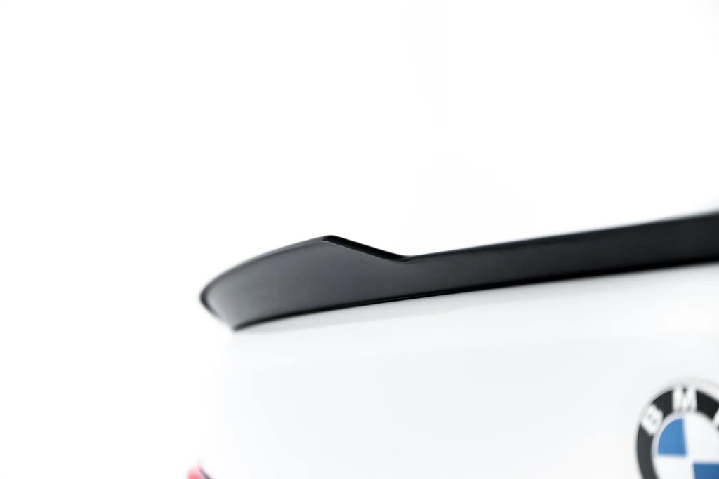 Maxton Design Spoiler CAP passend für BMW 3er Sportline Limousine F30 schwarz Hochglanz