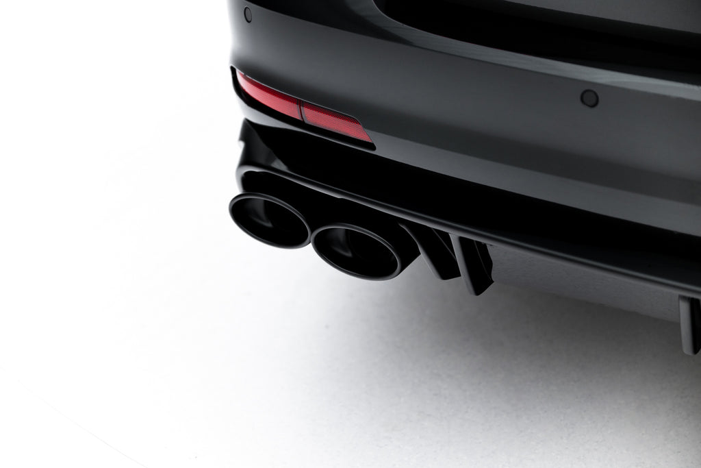 Maxton Design Diffusor Heck Ansatz + Endrohre passend für Audi A6 Limousine / Avant C8 / C8 Facelift