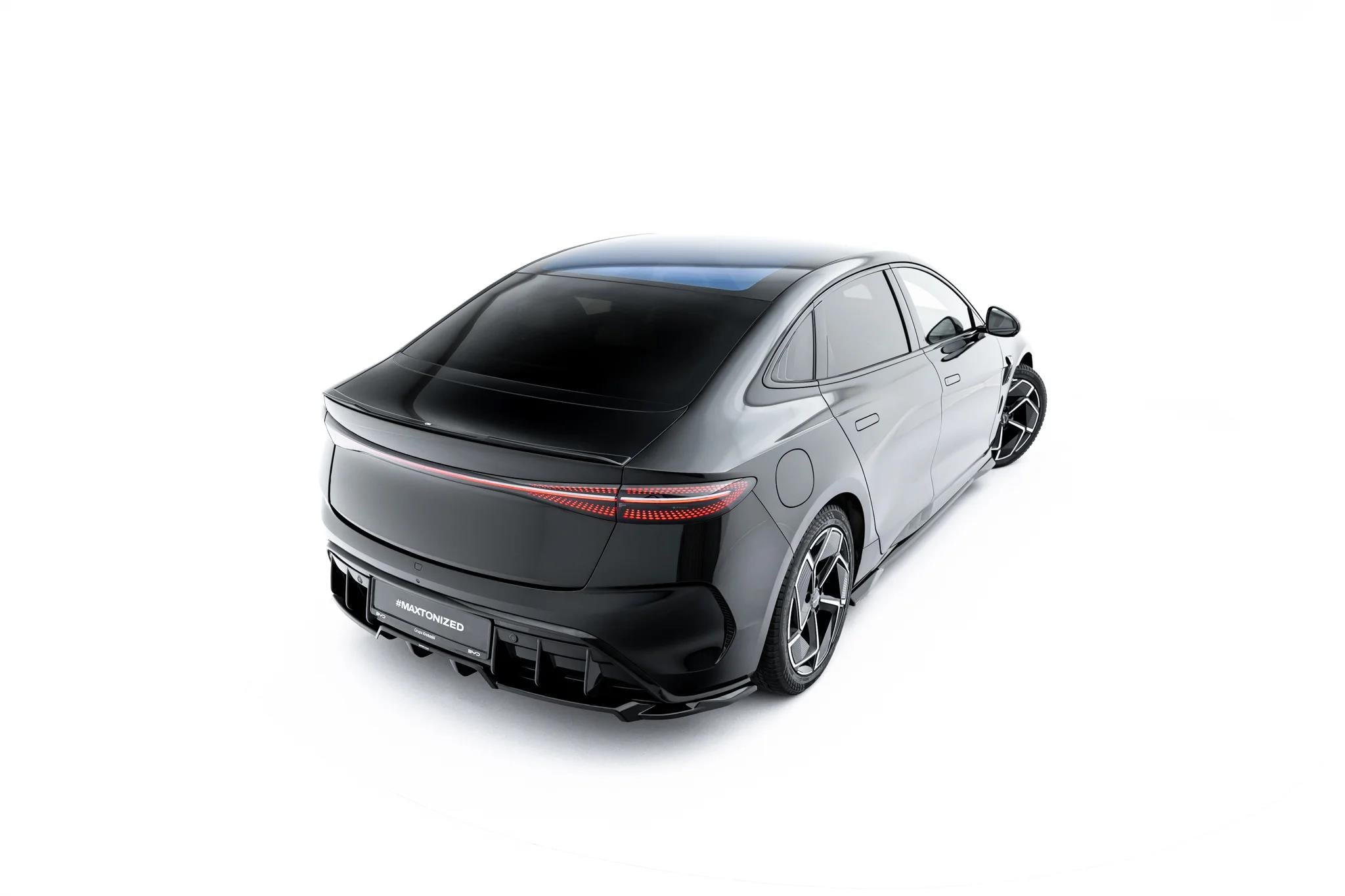 Maxton Design Spoiler CAP passend für BYD Seal Mk1 schwarz Hochglanz