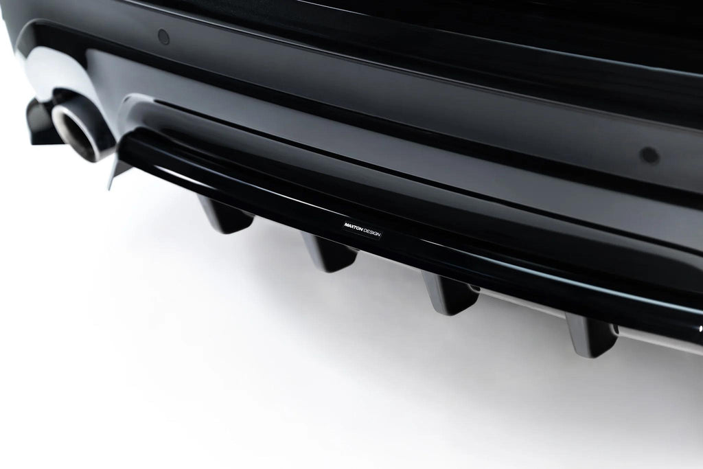 Maxton Design Diffusor für BMW X3 G01 [2017-2021] | Schwarz Hochglanz | ABS-Kunststoff