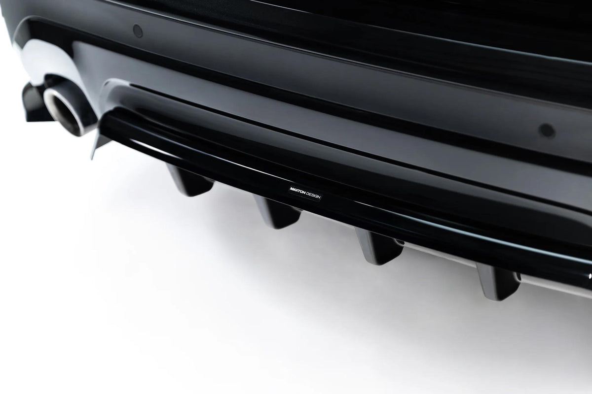 Maxton Design Diffusor für BMW X3 G01 [2017-2021] | Schwarz Hochglanz | ABS-Kunststoff