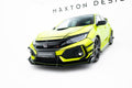 Maxton Design Street Pro Street+ Spoilerlippe Front Ansatz passend für Honda Civic Type-R Mk10 / Mk10 Facelift