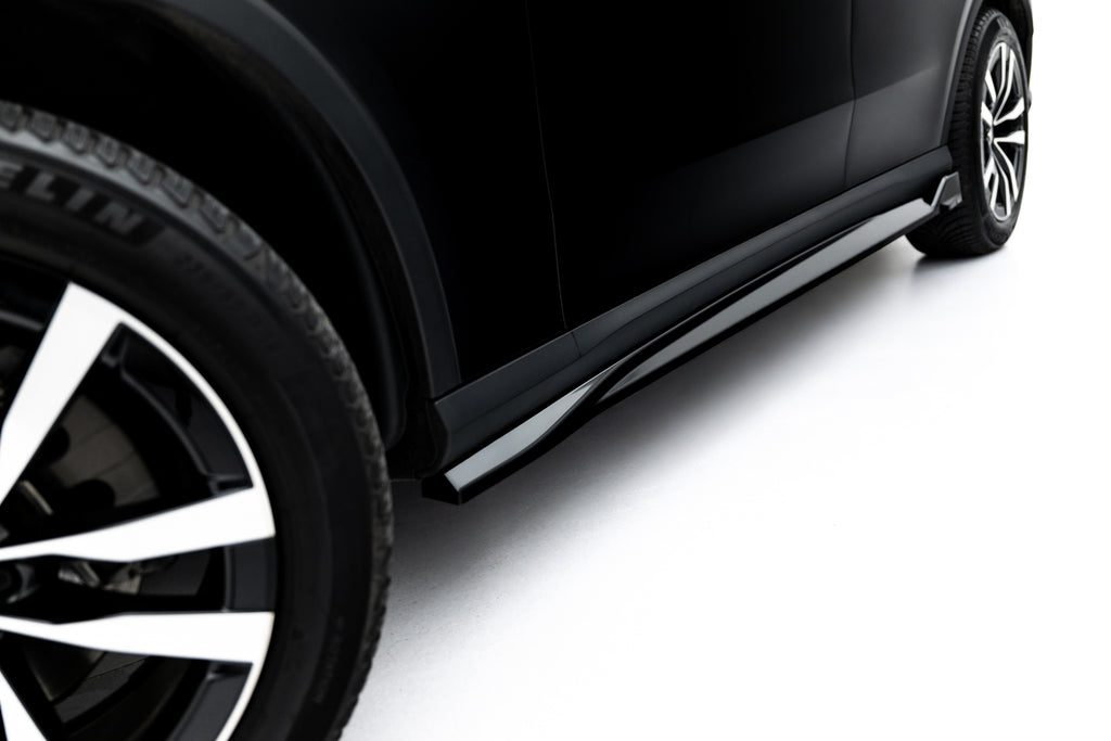 Maxton Design Street+ Seitenschweller Leisten passend für Mercedes-Benz GLC Coupe C254 schwarz Hochglanz
