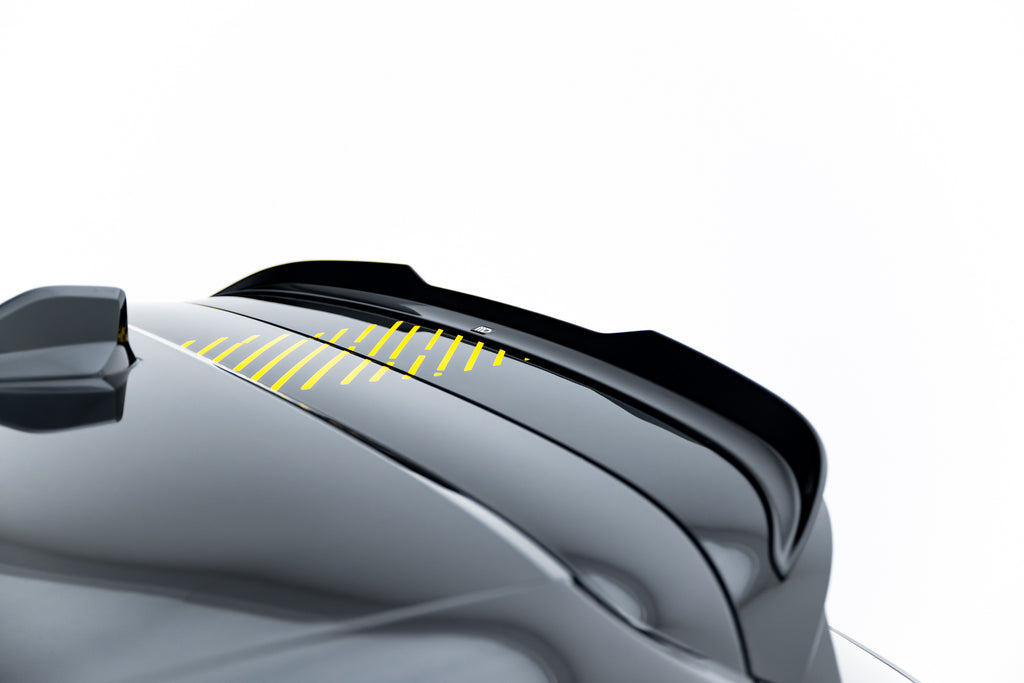 Maxton Design Spoiler CAP passend für Opel Corsa F Facelift (Mk6 Facelift) schwarz Hochglanz