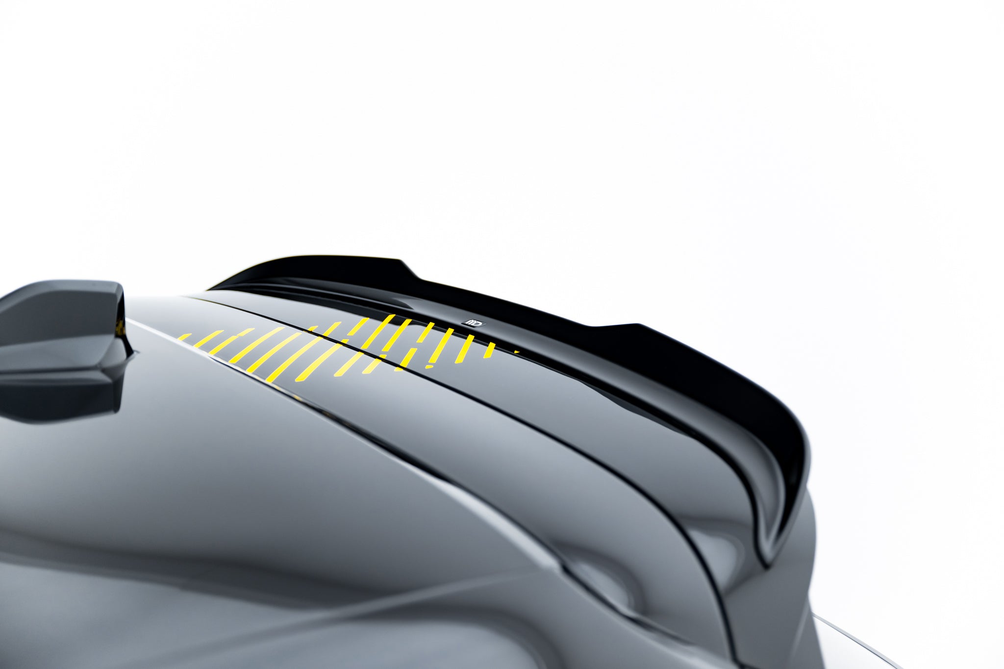 Maxton Design Spoiler CAP passend für Opel Corsa F Facelift (Mk6 Facelift) schwarz Hochglanz
