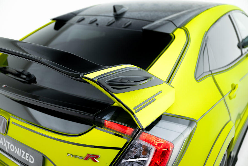 Maxton Design Spoiler Seiten Erweiterung Honda Civic Type-R Mk10 / Mk10 Facelift schwarz Hochglanz für Honda Civic Mk10 Facelift