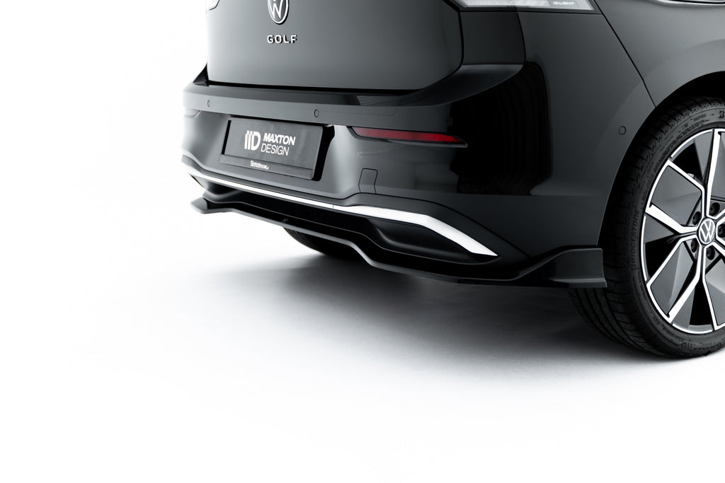 Maxton Design Heckansatz VW Golf Hatchback Mk8 Facelift schwarz Hochglanz für Volkswagen Golf Mk8 Facelift