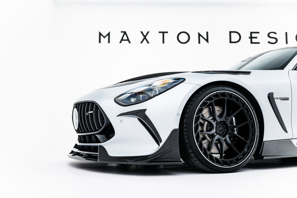 Maxton Design Prepreg Carbon Fiber Street+ Spoilerlippe Front Ansatz passend für Mercedes-AMG GT 63 / 55 / 63 S E Performance C192