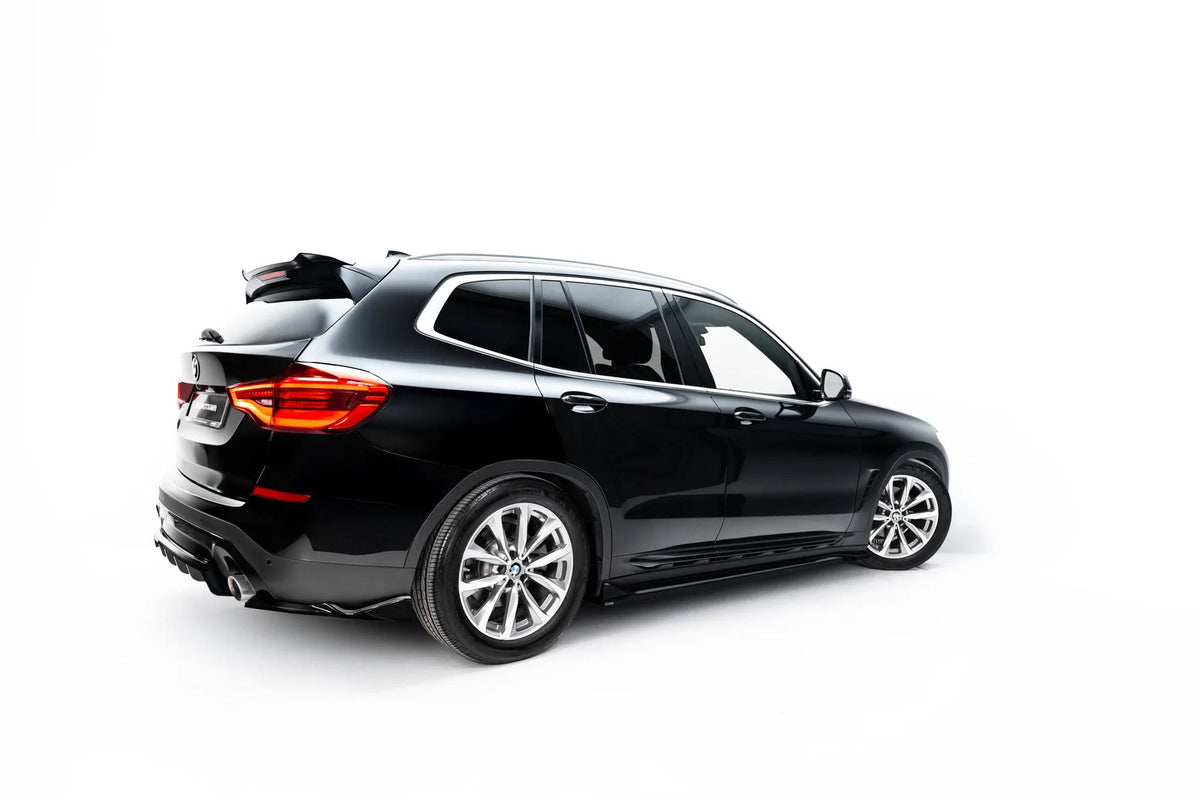 Maxton Design Seitenschweller für BMW X3 G01 [2017-2021] | Schwarz Hochglanz | ABS-Kunststoff
