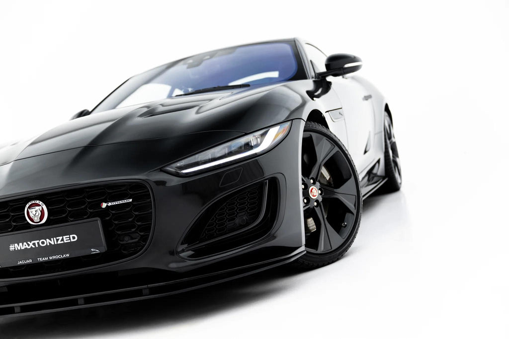 Maxton Design Street Pro Street+ Spoilerlippe Front Ansatz Passend für Jaguar F-Type X152 Facelift 2
