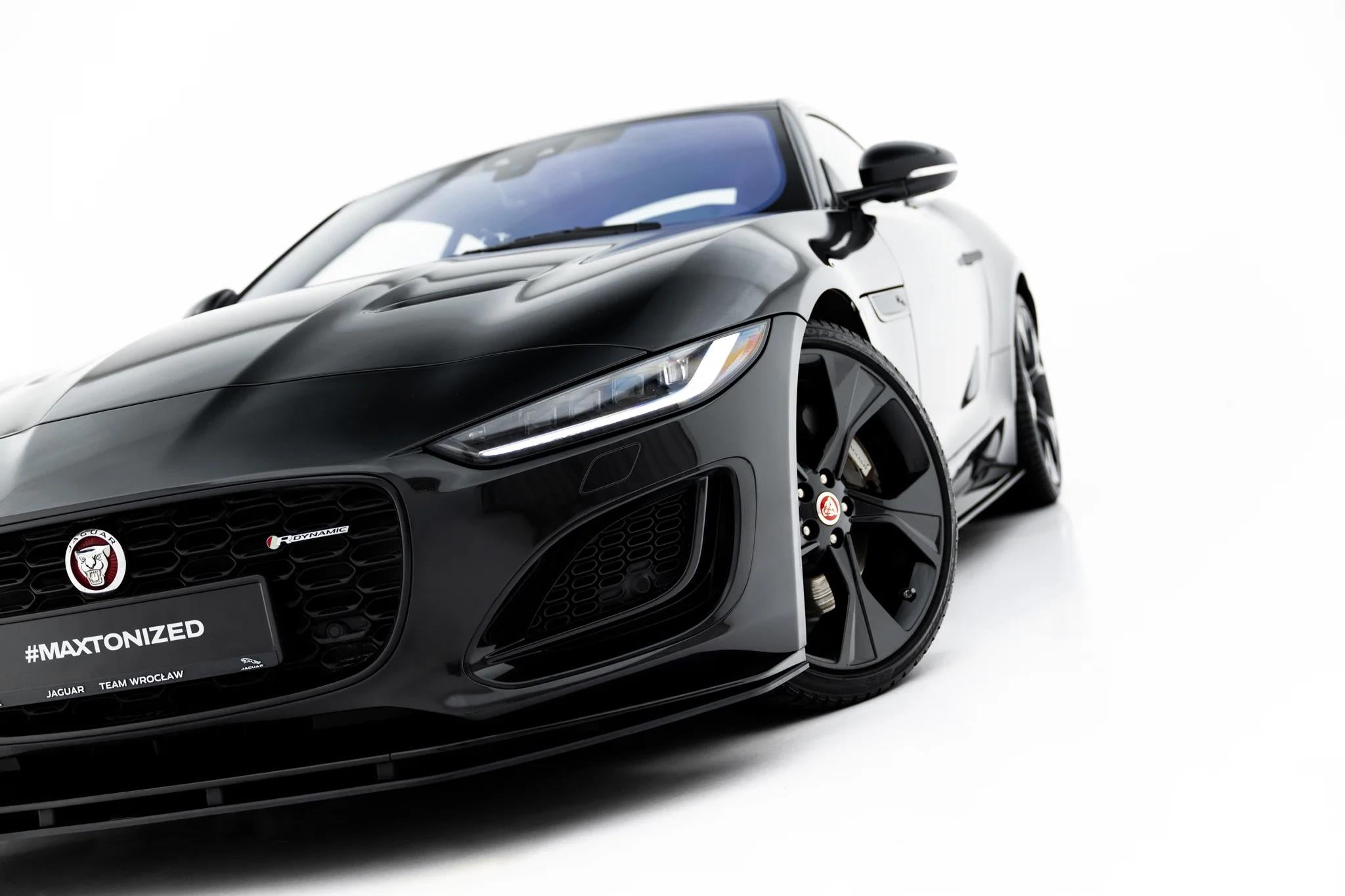 Maxton Design Street Pro Street+ Spoilerlippe Front Ansatz Passend für Jaguar F-Type X152 Facelift 2