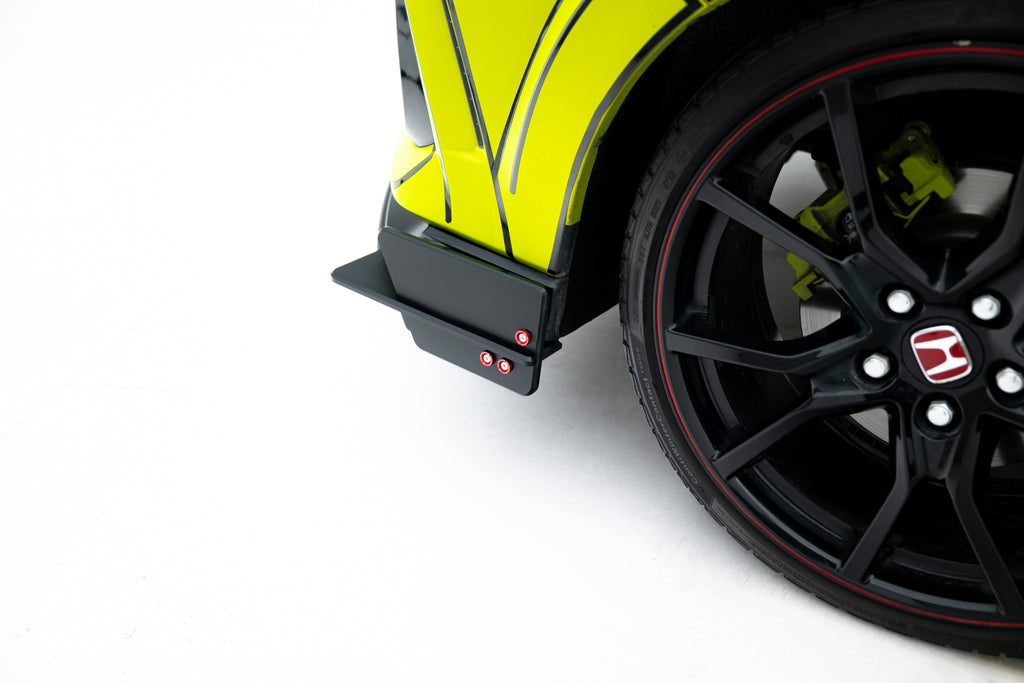 Maxton Design Robuste Racing Diffusor Heck Ansatz passend für Honda Civic Type-R Mk10 / Mk10 Facelift