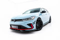 Maxton Design Street+ Spoilerlippe Front Ansatz V.1 passend für VW Jetta GLI Mk7 Facelift 2 schwarz Hochglanz