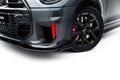 Maxton Design Front Stoßstange Flaps für Mini Cooper John Cooper Works F65 [2025-] | Schwarz Hochglanz | ABS-Kunststoff
