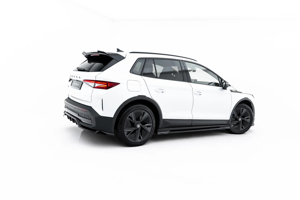 Maxton Design Street+ Seitenschweller Leisten Passend für Skoda Elroq RS Mk1 Schwarz Hochglanz