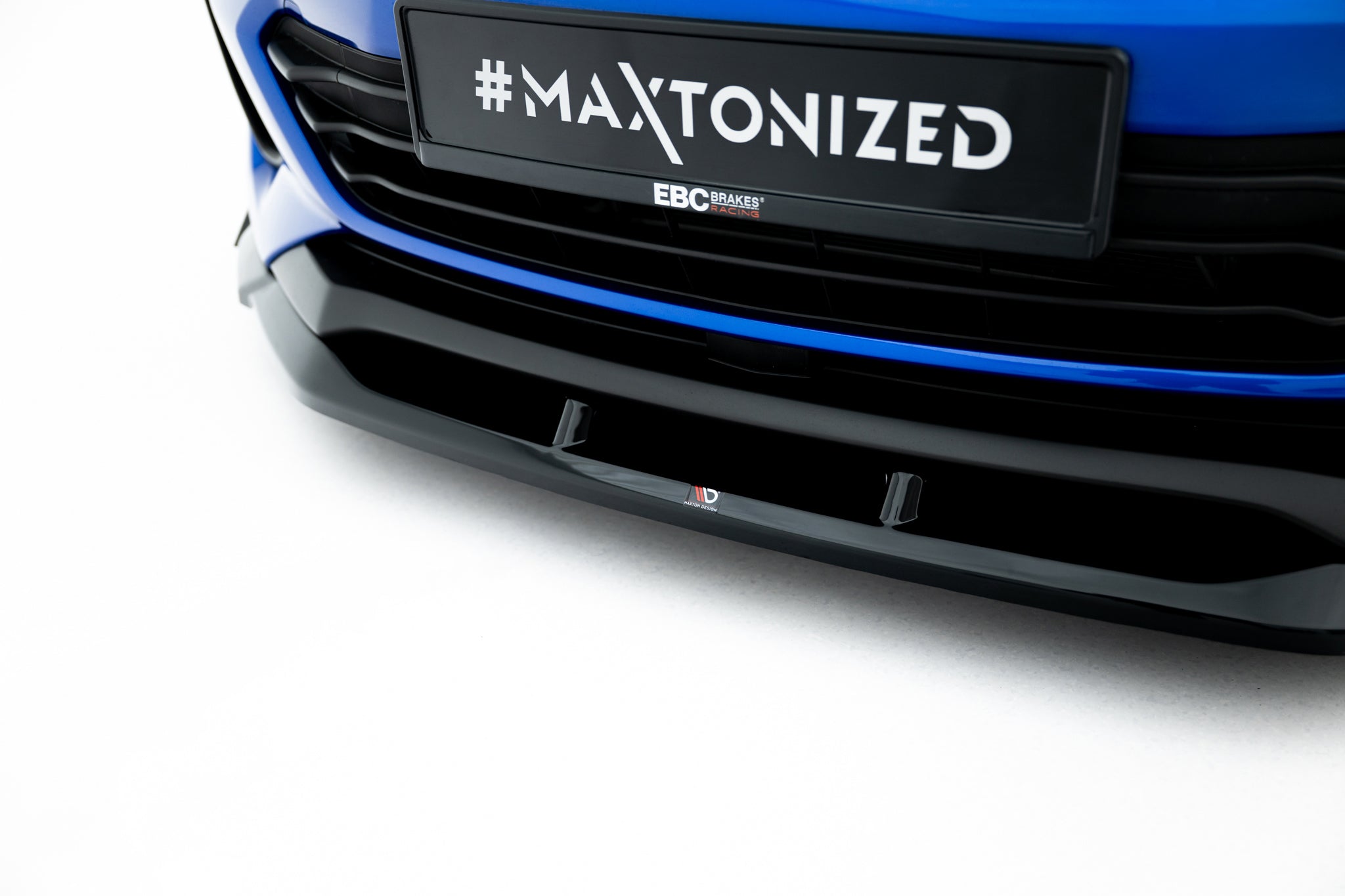 Maxton Design Street+ Spoilerlippe Front Ansatz V.3 passend für Subaru BRZ Mk2 schwarz Hochglanz