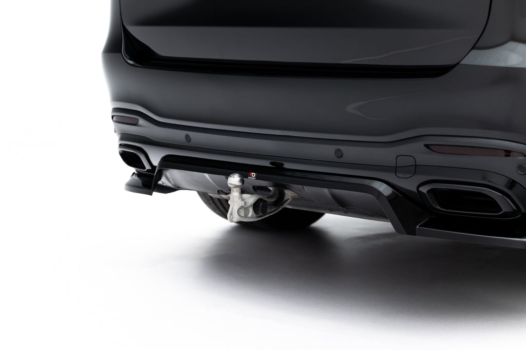 Maxton Design Street+ Mittlerer Diffusor RACE V.2 passend für Mercedes-Benz GLS AMG-Line X167 schwarz Hochglanz