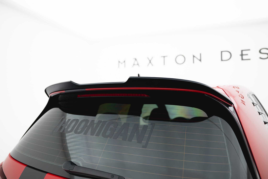 Maxton Design Spoiler CAP V.2 passend für VW Golf R / R-Line / GTI / GTD Mk7 / Mk7 Facelift schwarz Hochglanz