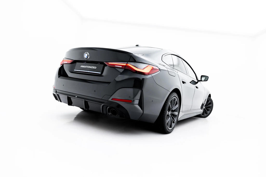 Maxton Design Diffusor Heck Ansatz passend für BMW 4er M-Paket Gran Coupe G26