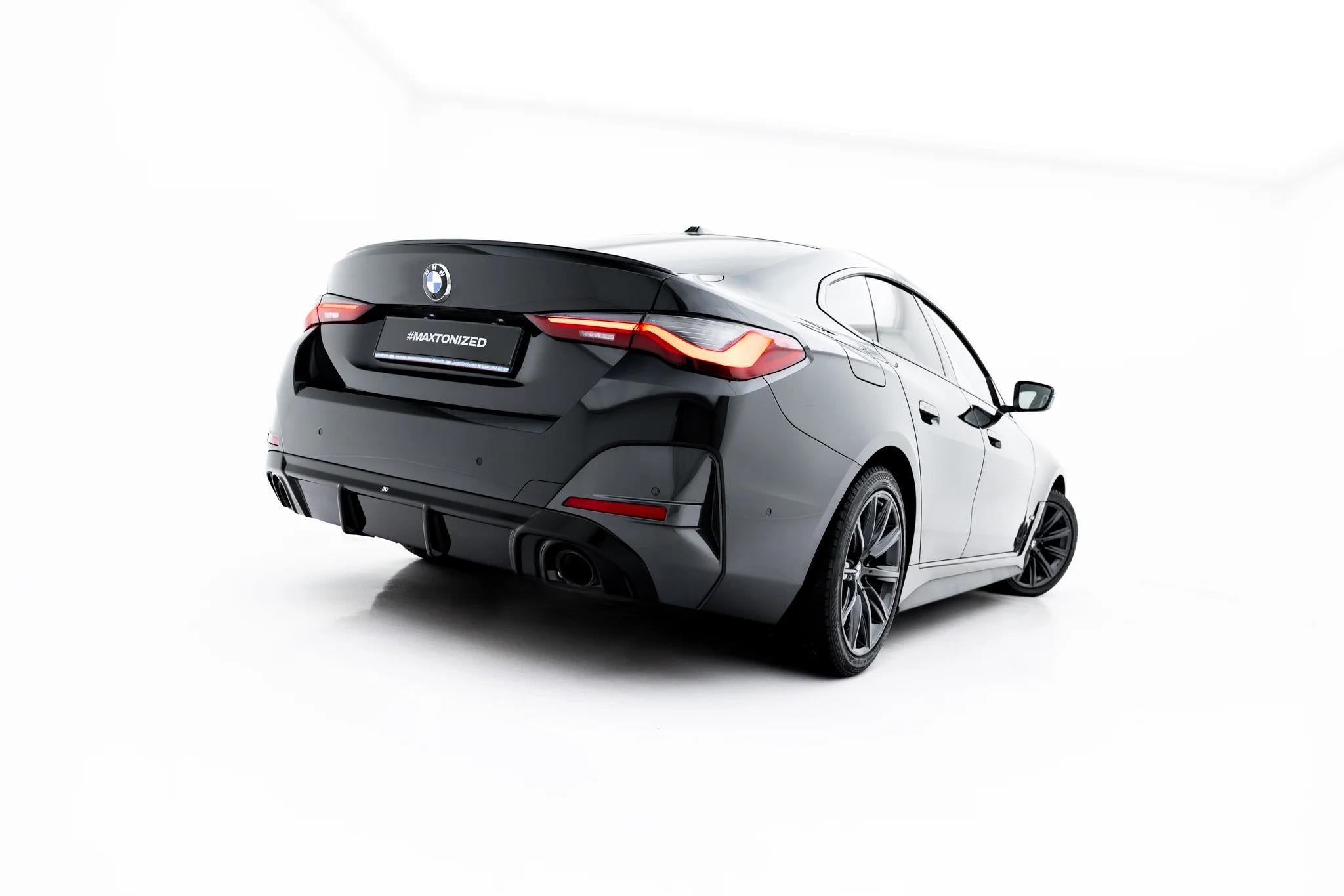 Maxton Design Diffusor Heck Ansatz passend für BMW 4er M-Paket Gran Coupe G26