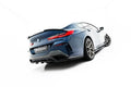 Maxton Design Street+ Mittlerer Diffusor RACE passend für BMW 8 Gran Coupe M-Paket G16 schwarz Hochglanz