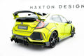 Maxton Design Robuste Racing Diffusor Heck Ansatz passend für Honda Civic Type-R Mk10 / Mk10 Facelift