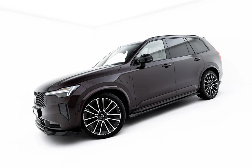 Maxton Design Street+ Seitenschweller Leisten Passend für Volvo Xc90 Mk2 Facelift 2 Schwarz Hochglanz