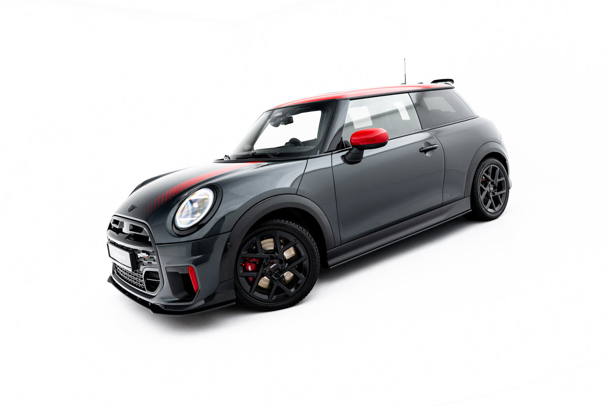 Maxton Design Street Pro Seitenschweller Leisten für Mini Cooper John Cooper Works F65 [2025-] | Schwarz strukturiert | ABS-Kunststoff