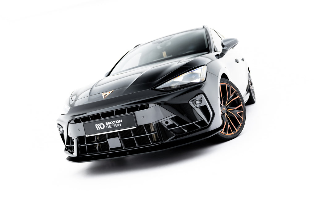 Maxton Design Street Pro Street+ Spoilerlippe Front Ansatz passend für Cupra Leon ST / Hatchback Mk1 Facelift