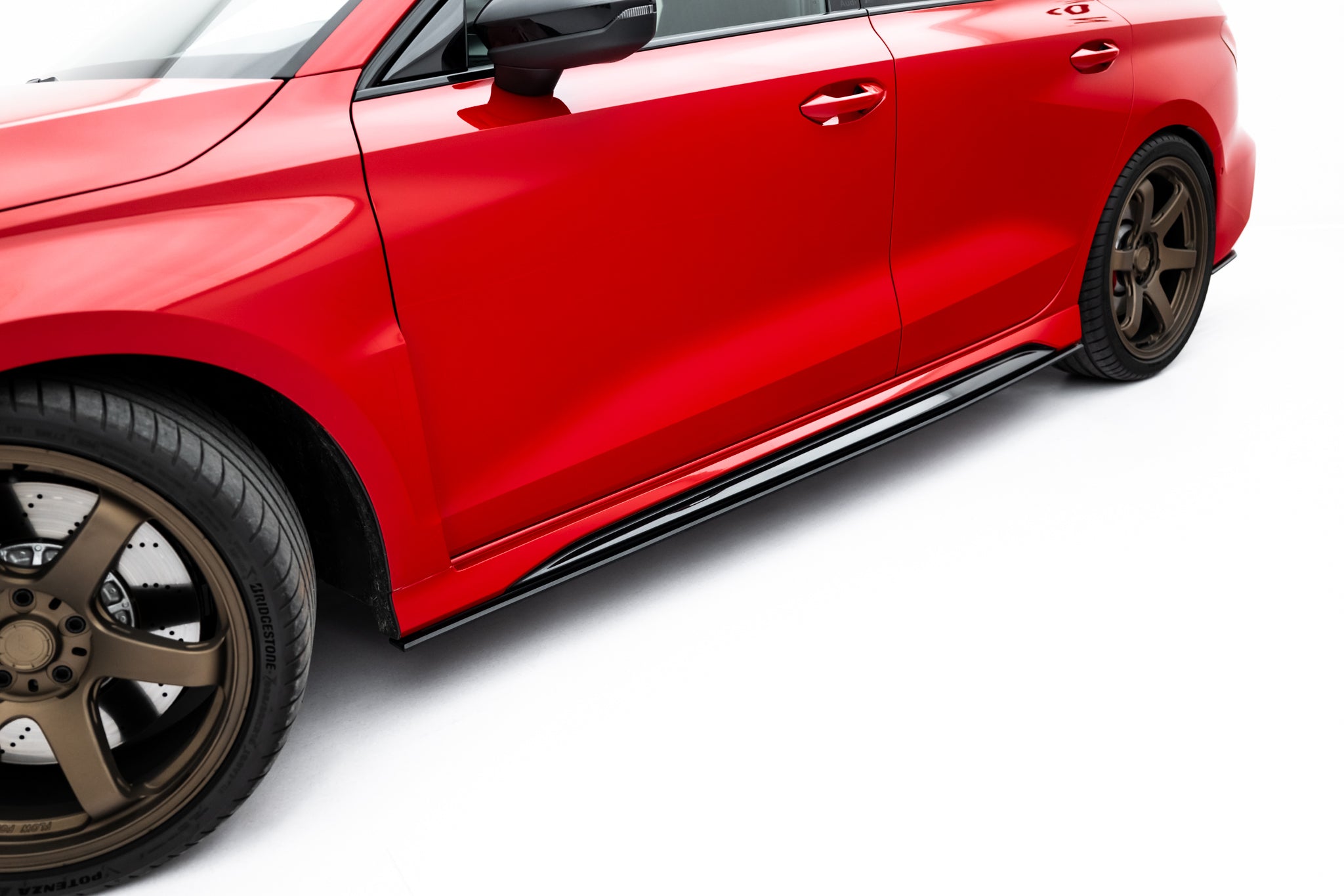 Maxton Design Street Pro Street+ Seitenschweller Leisten passend für Audi RS3 Sportback 8Y Facelift