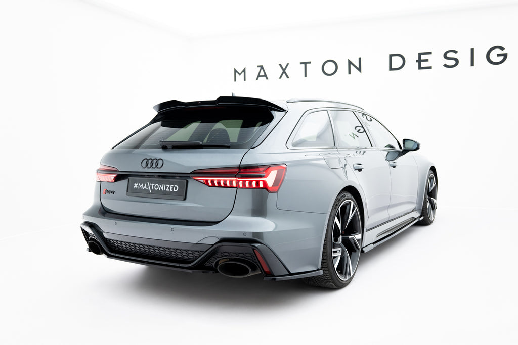 Maxton Design Heckansatz Audi RS6 C8 / C8 Facelift schwarz Hochglanz für Audi A6