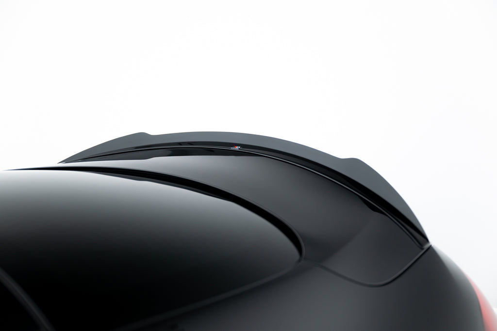 Maxton Design Spoiler CAP passend für Mercedes- Benz C Coupe AMG-Line C205 schwarz Hochglanz