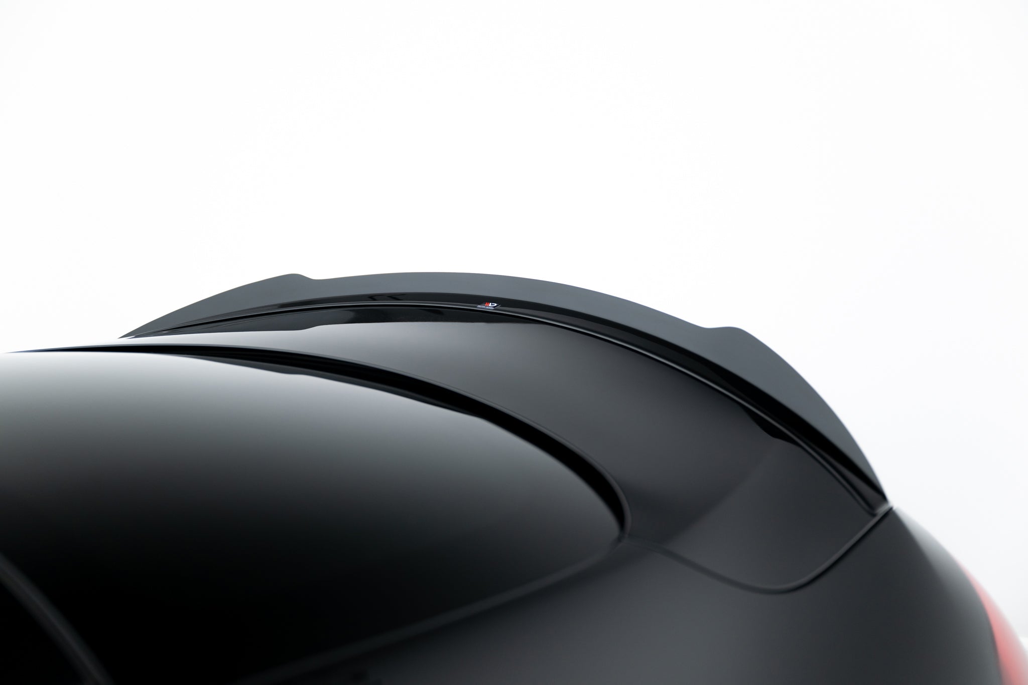 Maxton Design Spoiler CAP passend für Mercedes- Benz C Coupe AMG-Line C205 schwarz Hochglanz