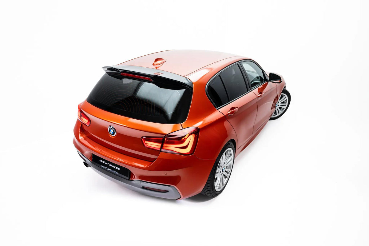 Maxton Design Heckspoiler für BMW 1er F20- F21 [2011-2015] | Schwarz Hochglanz | ABS-Kunststoff