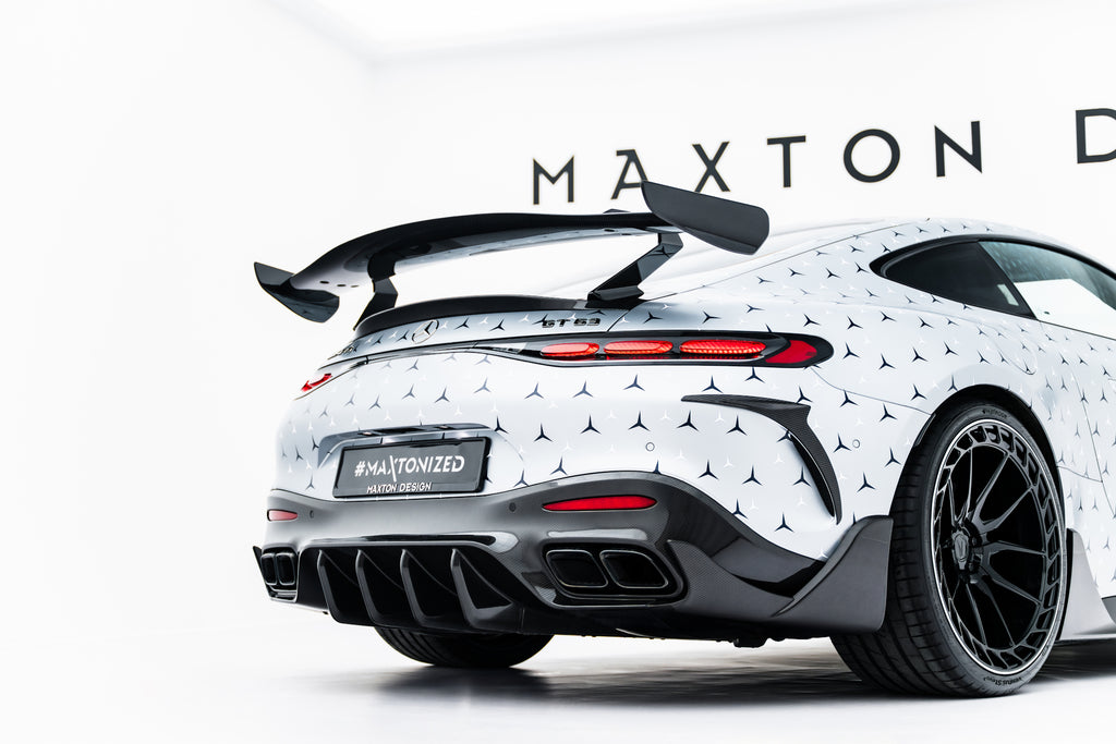 Maxton Design Prepreg Rear Bumper Carbon Canards Mercedes-AMG GT 63 / 55 / 63 S E Performance C192 für Mercedes-Benz AMG GT C192