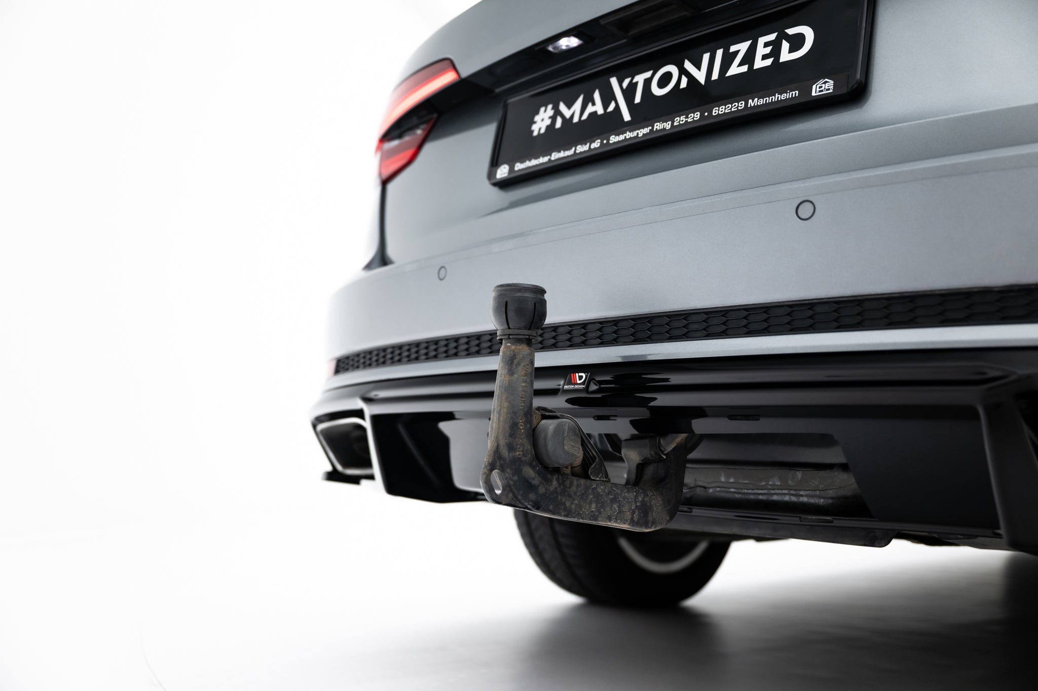 Maxton Design Diffusor Heck Ansatz V.2 passend für Audi A4 S-Line Limousine / Avant B9