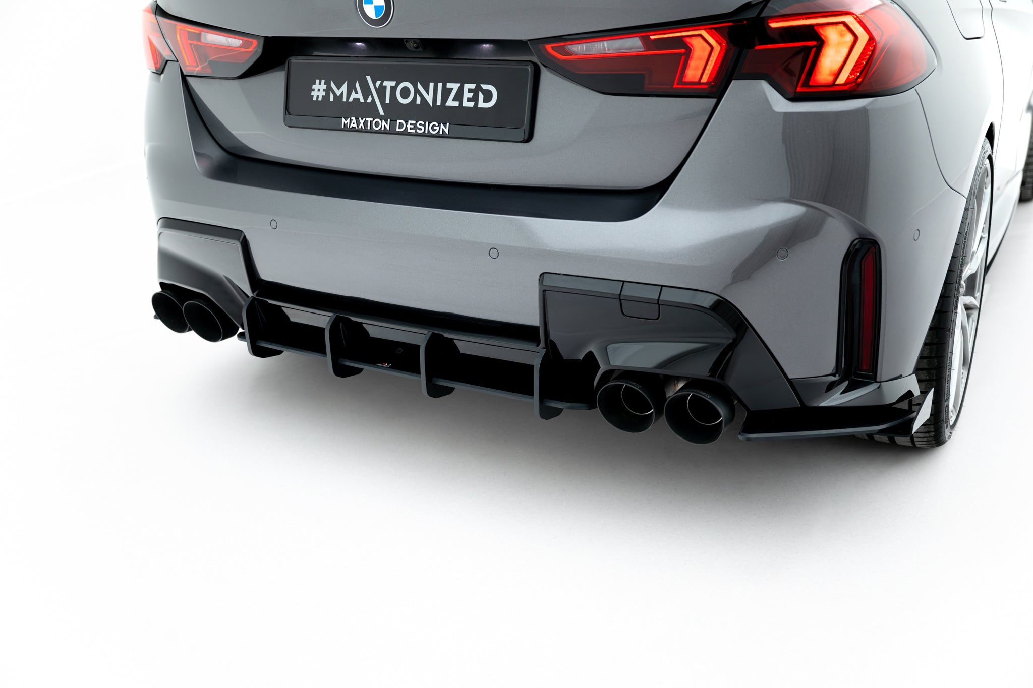 Maxton Design Street Pro Heckschürze passend für BMW M135i F70