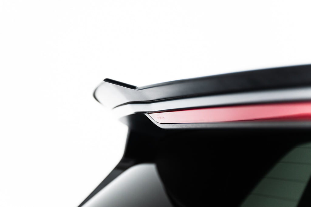 Maxton Design Spoiler CAP passend für VW Tiguan R-Line Mk3 schwarz Hochglanz