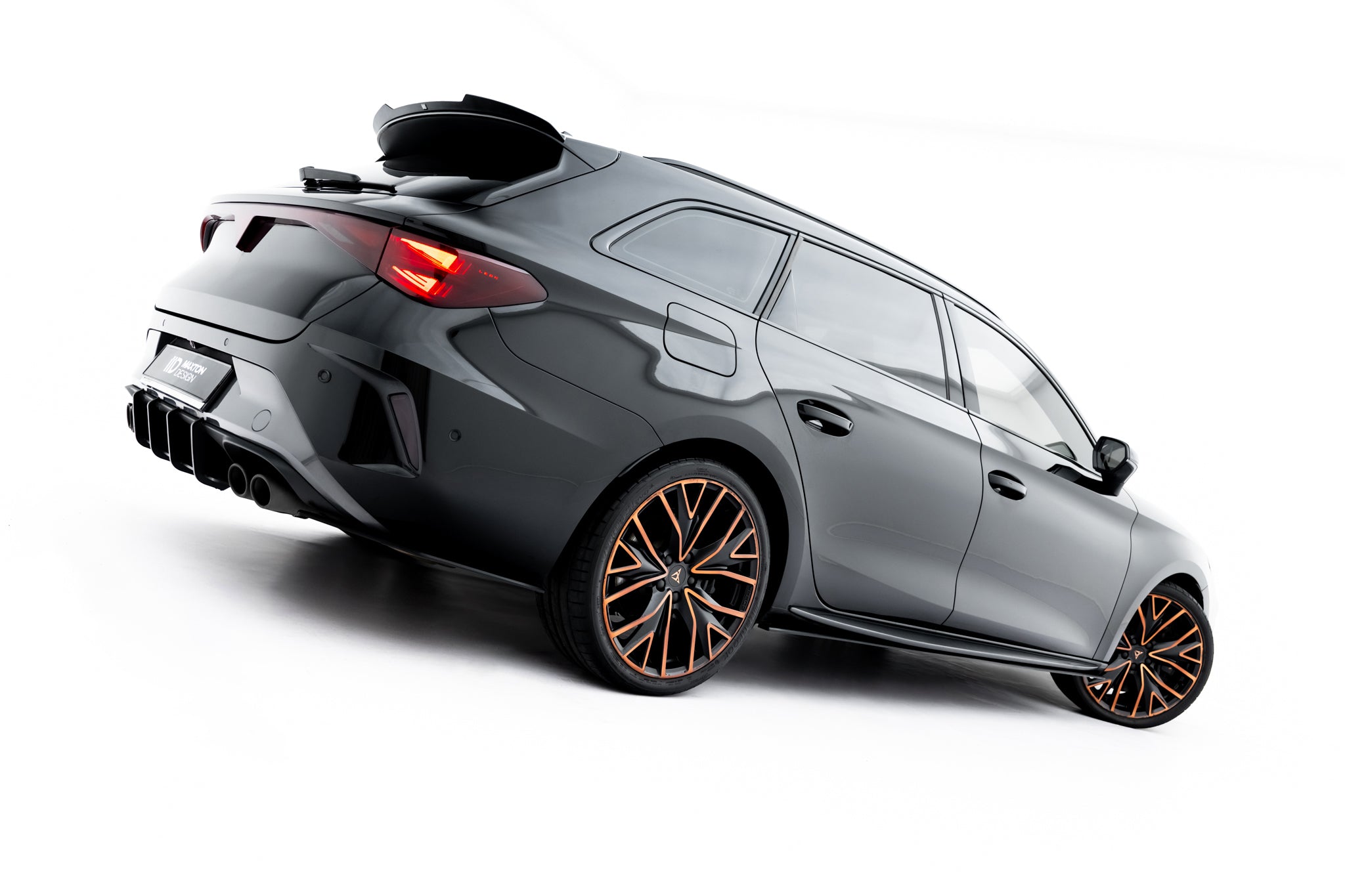 Maxton Design Street Pro Street+ Seitenschweller Leisten passend für Cupra Leon ST / Hatchback Aero Mk1 / Mk1 Facelift