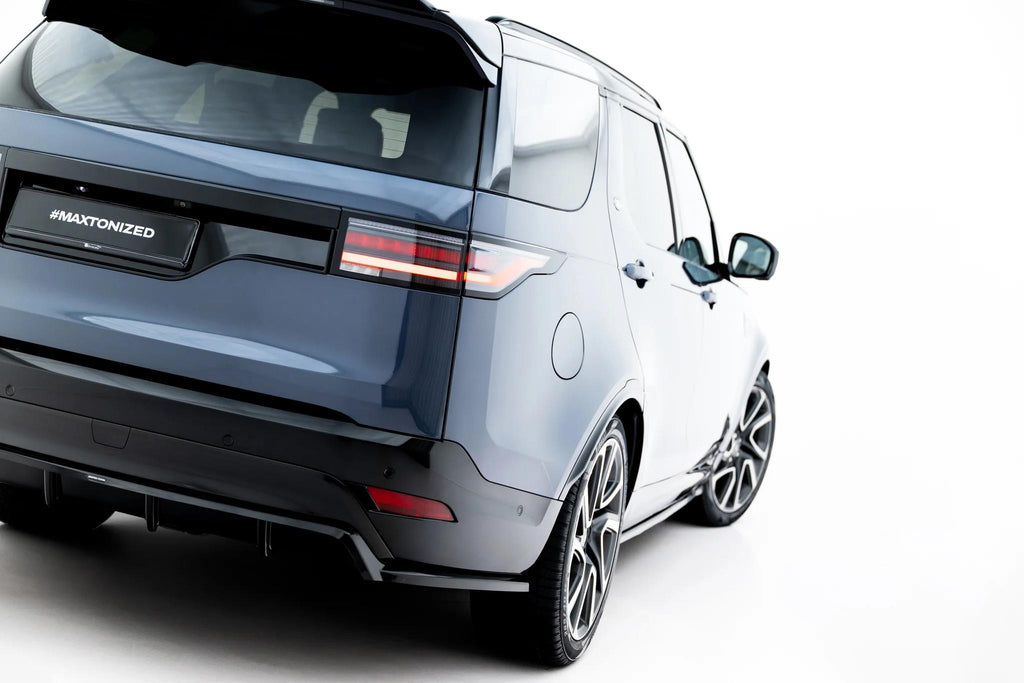 Maxton Design Street+ Mittlerer Diffusor Race Passend für Land Rover Discovery Hse Mk5 Facelift Schwarz Hochglanz