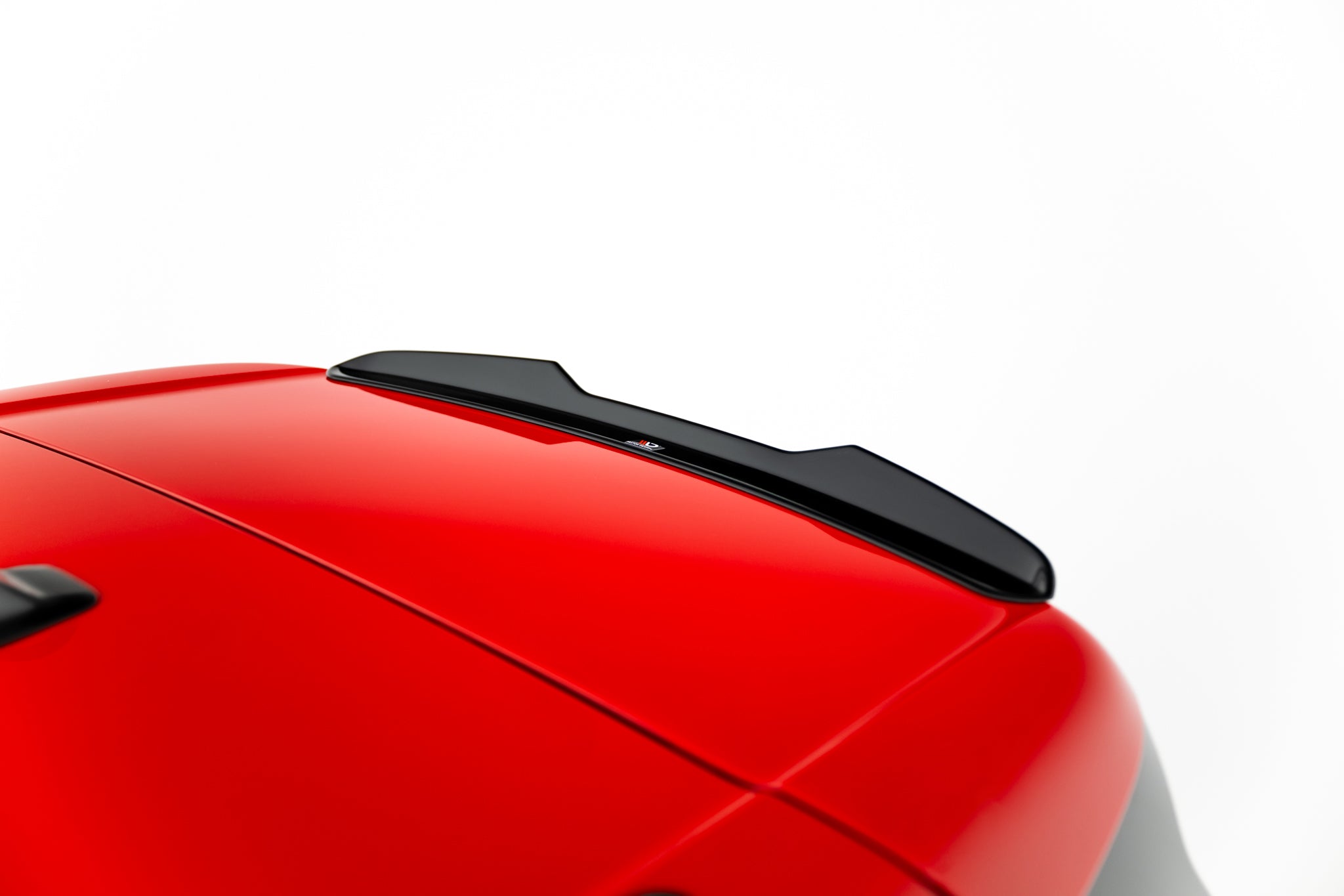Maxton Design Spoiler CAP passend für Mini Countryman JCW U25 schwarz Hochglanz