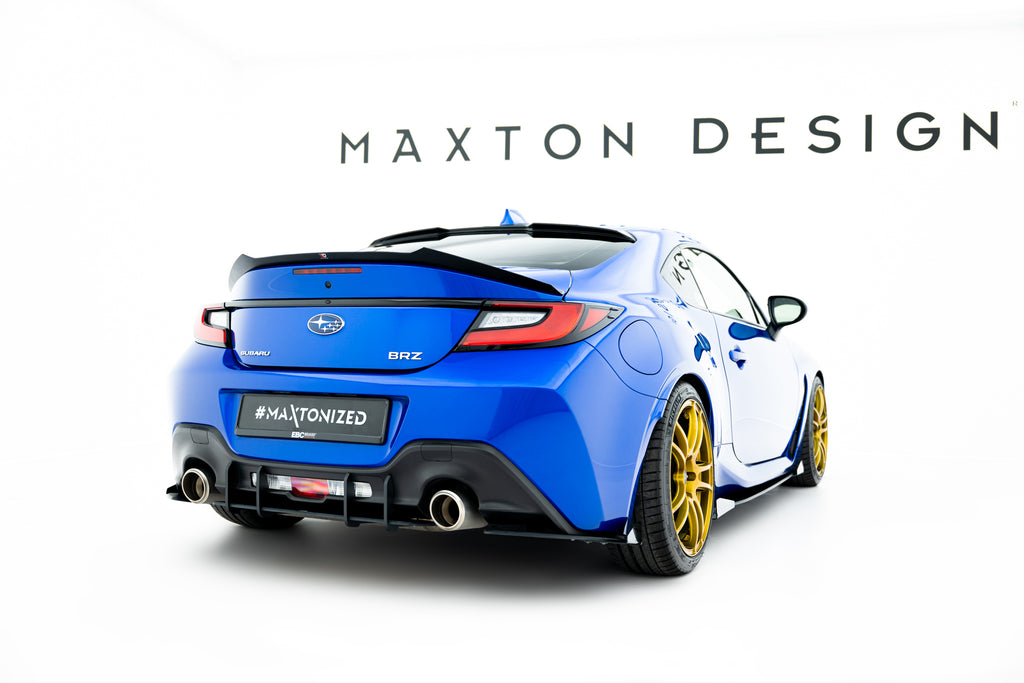 Maxton Design Hintere Seiten Flaps passend für Subaru BRZ Mk2 schwarz Hochglanz