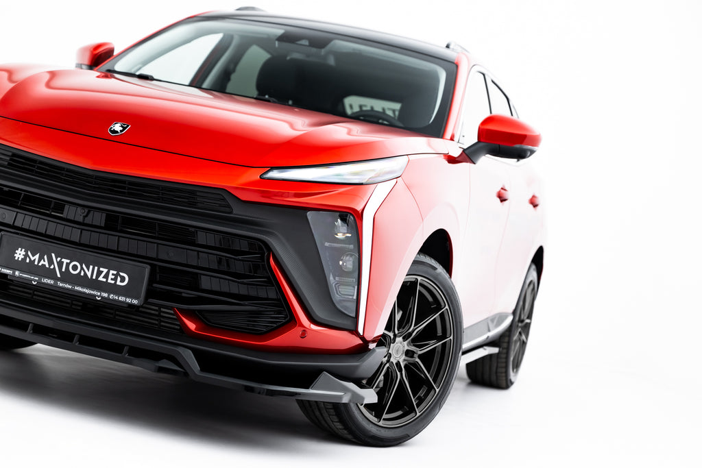 Maxton Design Street+ Spoilerlippe Front Ansatz passend für Forthing T-Five Mk1 schwarz Hochglanz