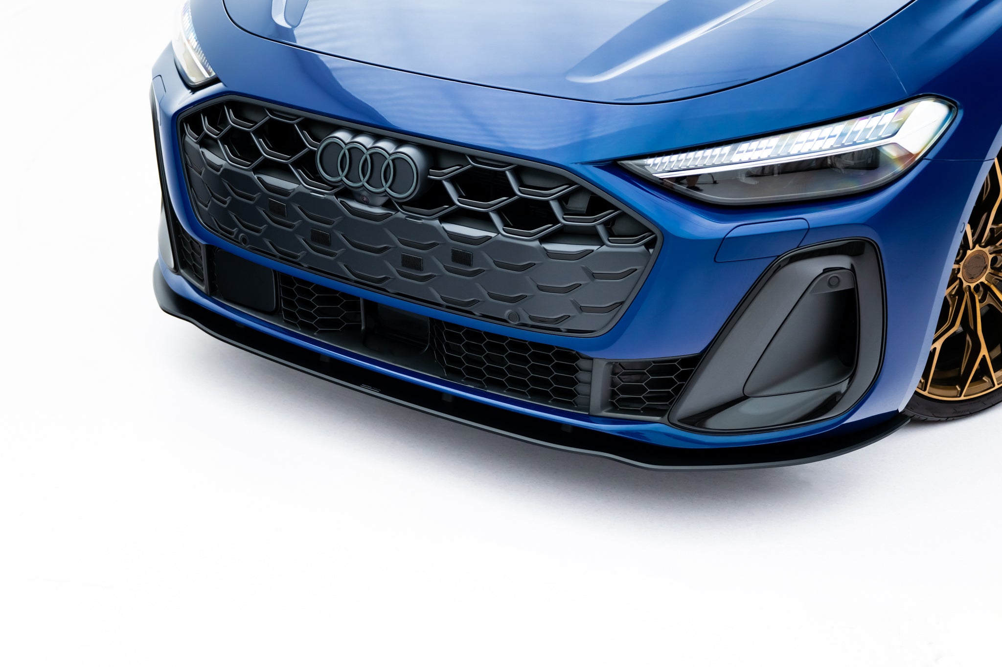 Maxton Design Street Pro Street+ Spoilerlippe Front Ansatz passend für Audi A5 S-Line / S5 Limousine / Avant B10