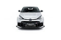 Maxton Design Street Pro Front Ansatz + Flaps für Toyota GR Yaris Mk4 Facelift schwarz Hochglanz